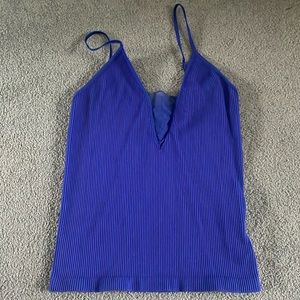 Intimately crop top blue M/L Free people